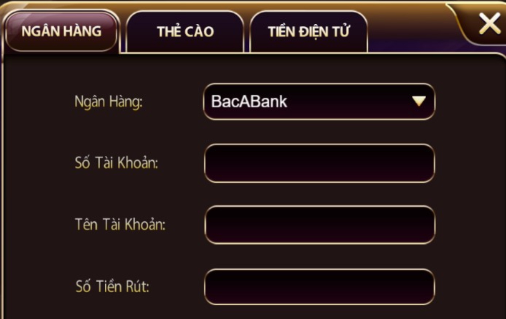 Trang chủ 13 Rút tiền về tài khoản ngân hàng được hầu hết người chơi lựa chọn